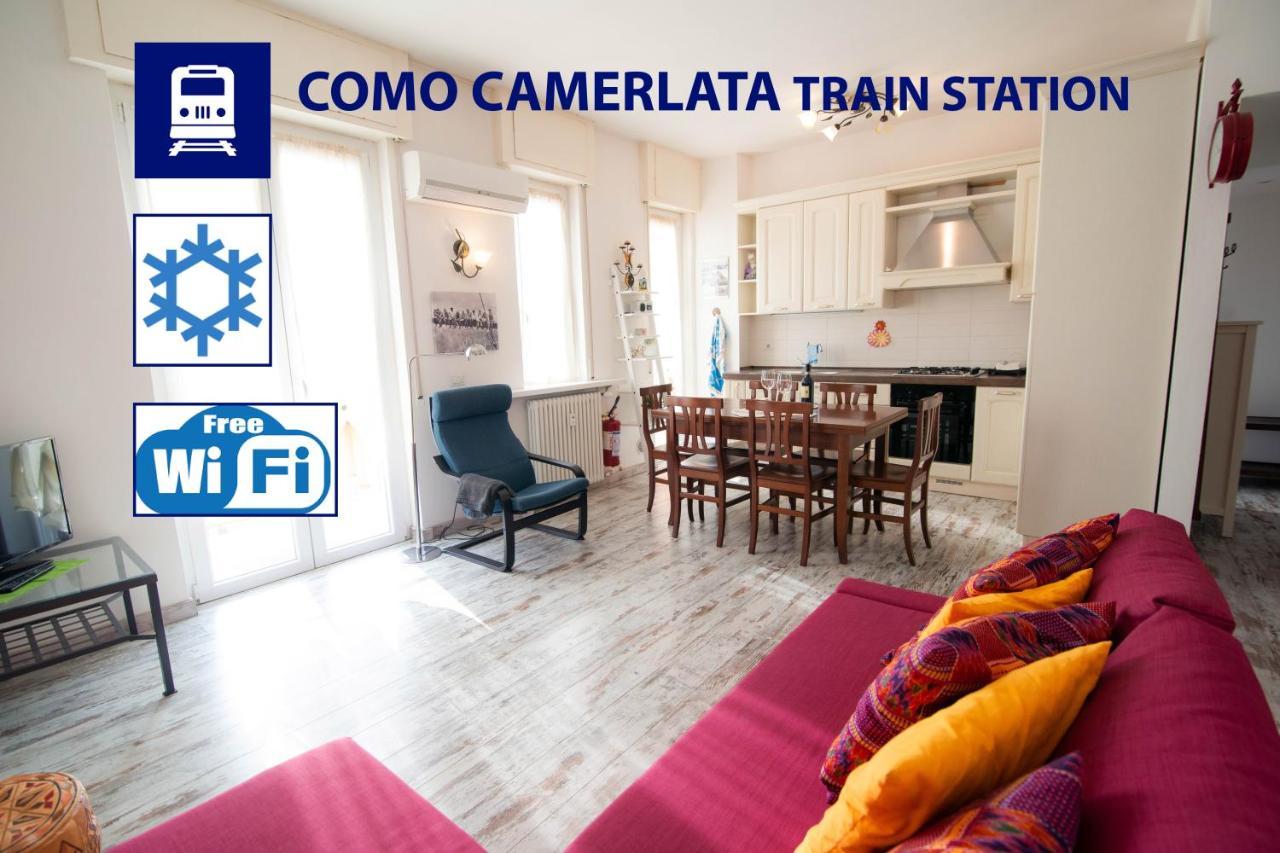 Casina - Self Check In 24H - Como Camerlata Train Station Apartment Bagian luar foto